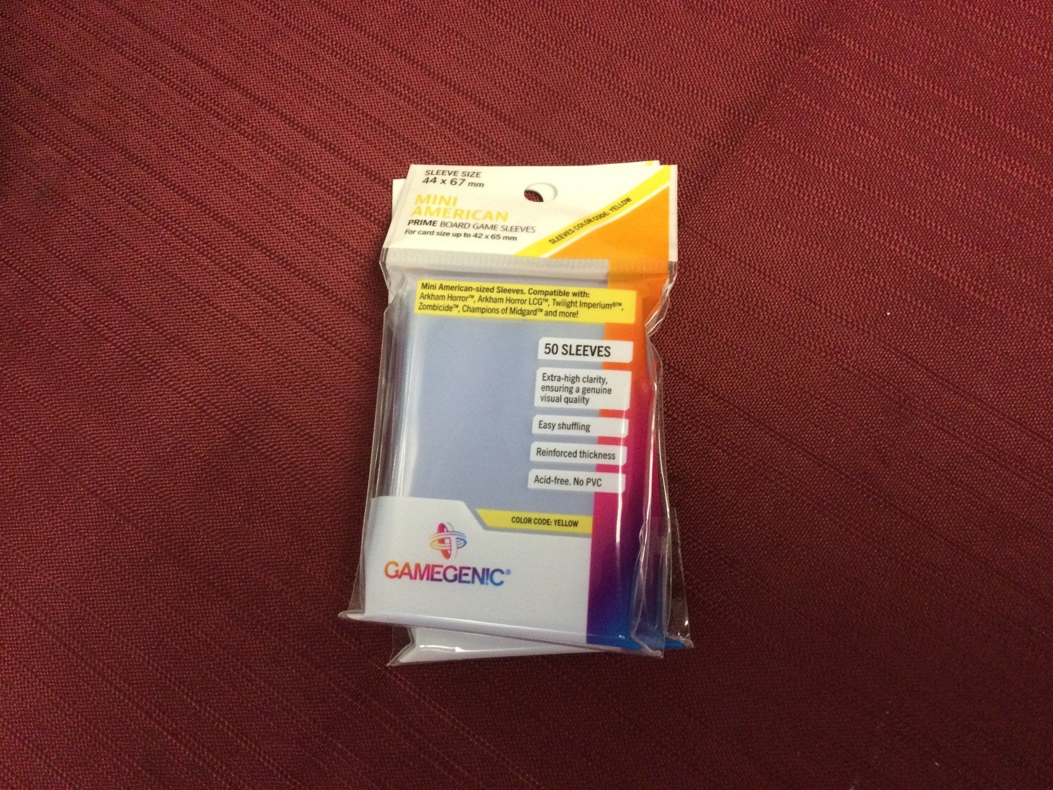 Gamegenic - Mini American sleeve - WiredVillage Games - WiredVillage Games